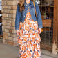 Maeve Floral Halter Dress - Amber
