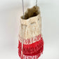 Red/Pink Beaded Ombre Bag