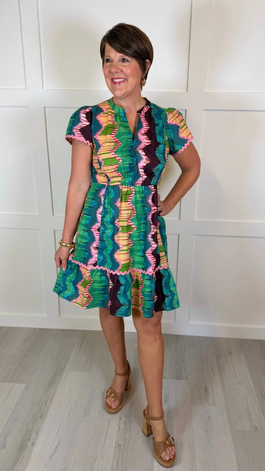 Uncle Frank Wind Dance Dress - Multi