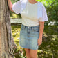 Brooklyn Bow Sleeve Top - Cream