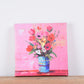 6" Pink Floral Art
