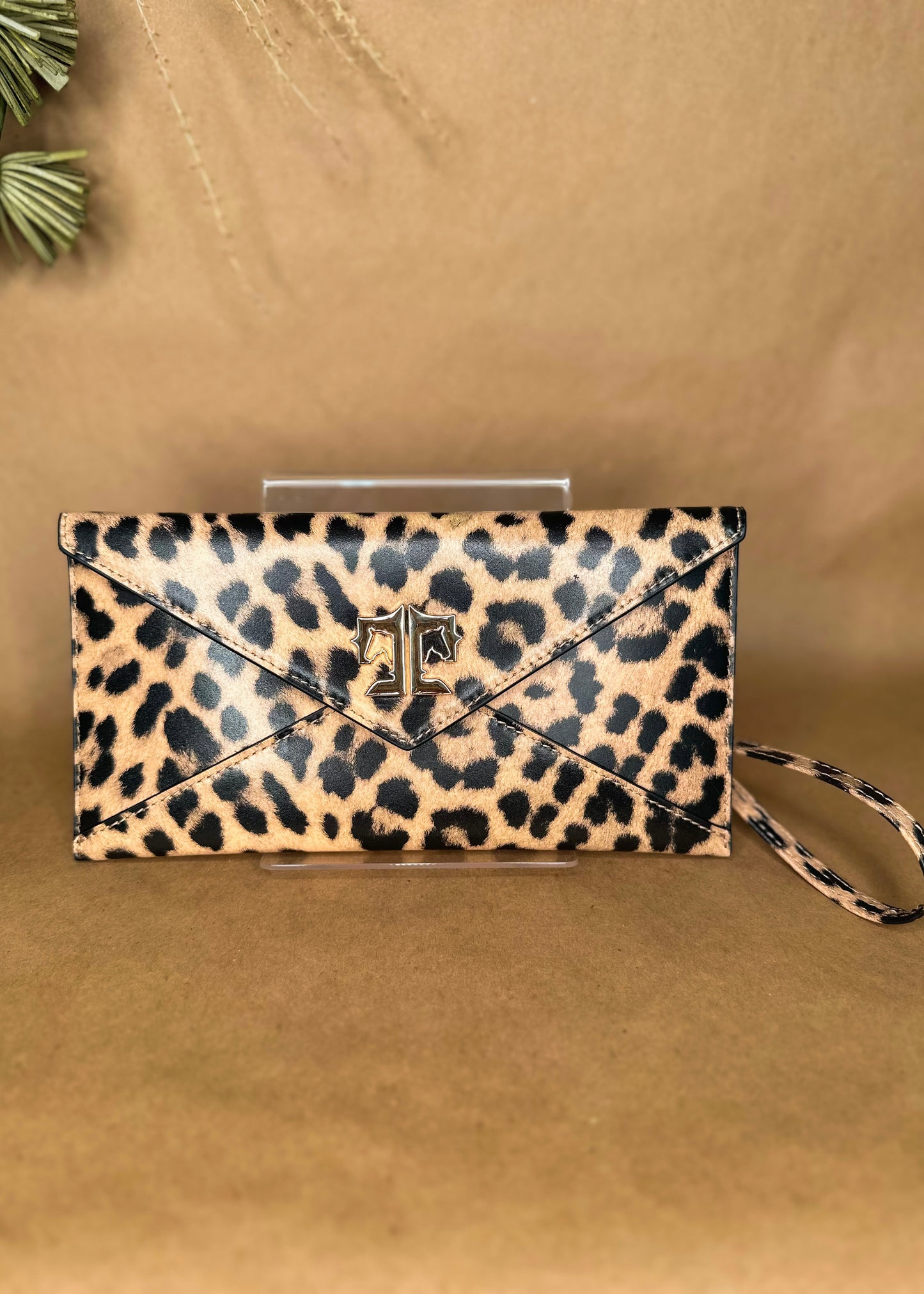 Tucker Tweed Cor De Star Clutch - Leopard