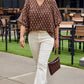 Bree Brown Floral Top