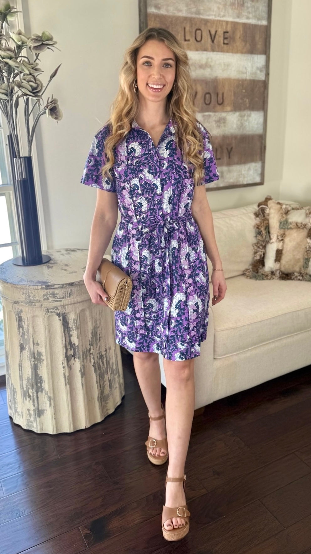 Sister Mary Dominga Dress - Purple
