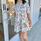 Uncle Frank Pintucked Dress - Parrot