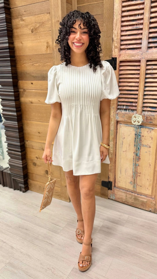 Laney Mini Dress - White