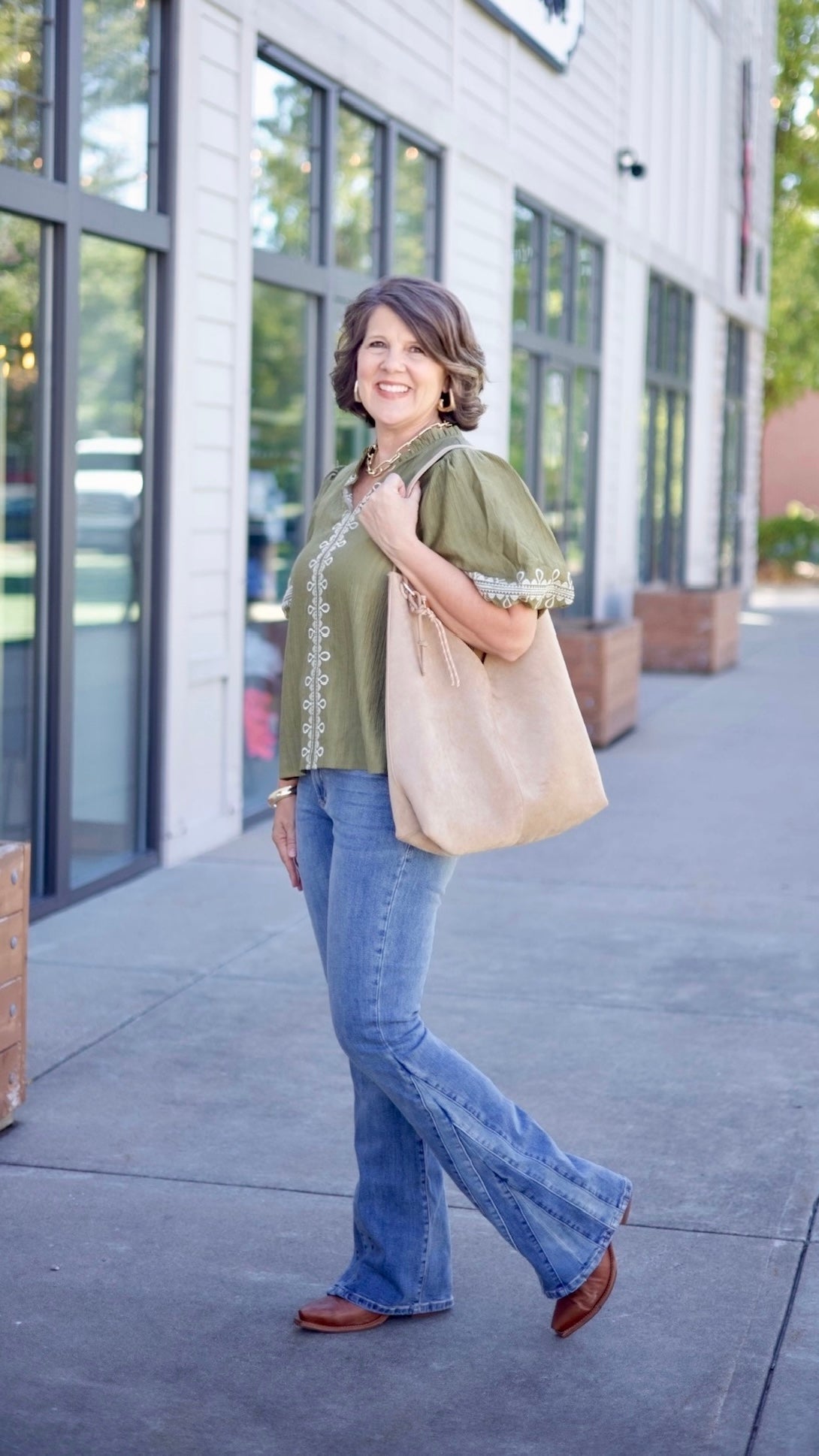 Amelia Top - Olive