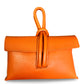 Loop Wristlet Leather Bag - Camel
