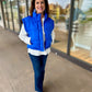 Cecile Puffer Vest - Royal Blue