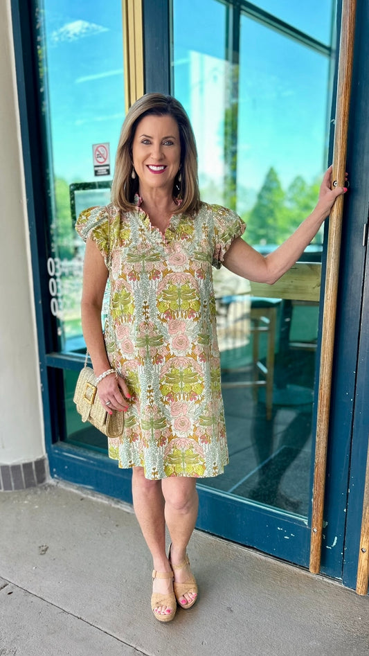 Ivy Jane Dragonfly Dress - Multi
