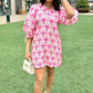 Emmy Floral Dress - Pink