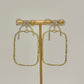 Nina Bow Hoop Earrings