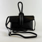 Loop Wristlet Leather Bag - Black