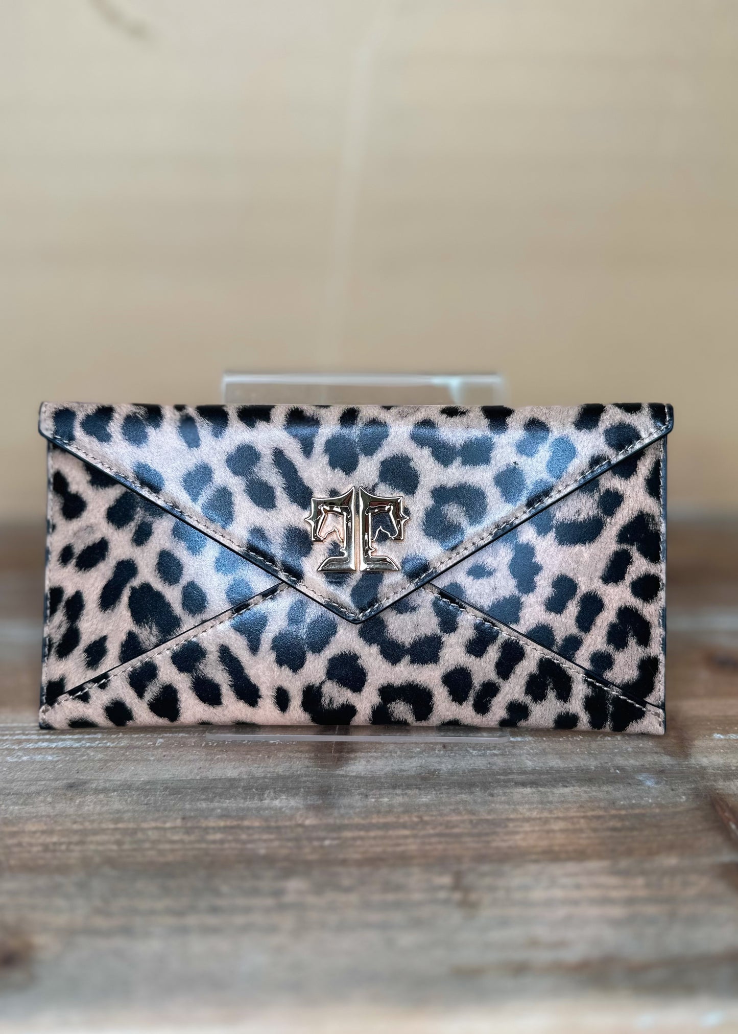 Tucker Tweed Cor De Star Clutch - Leopard