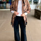 Dear John Fiona Wide Leg Corduroy - Black
