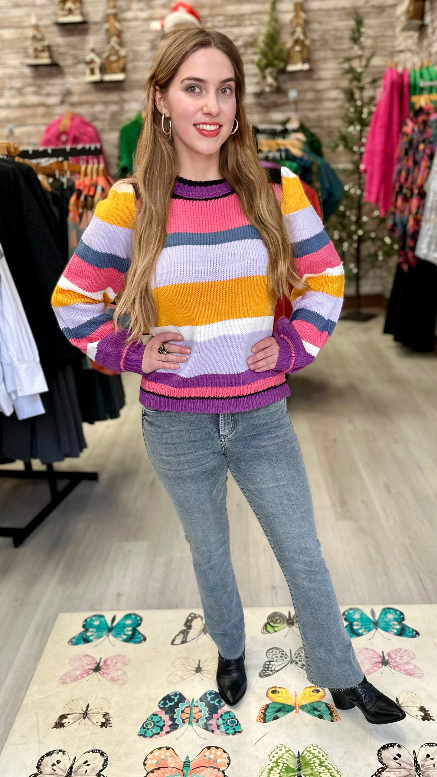 Cindy Striped Sweater