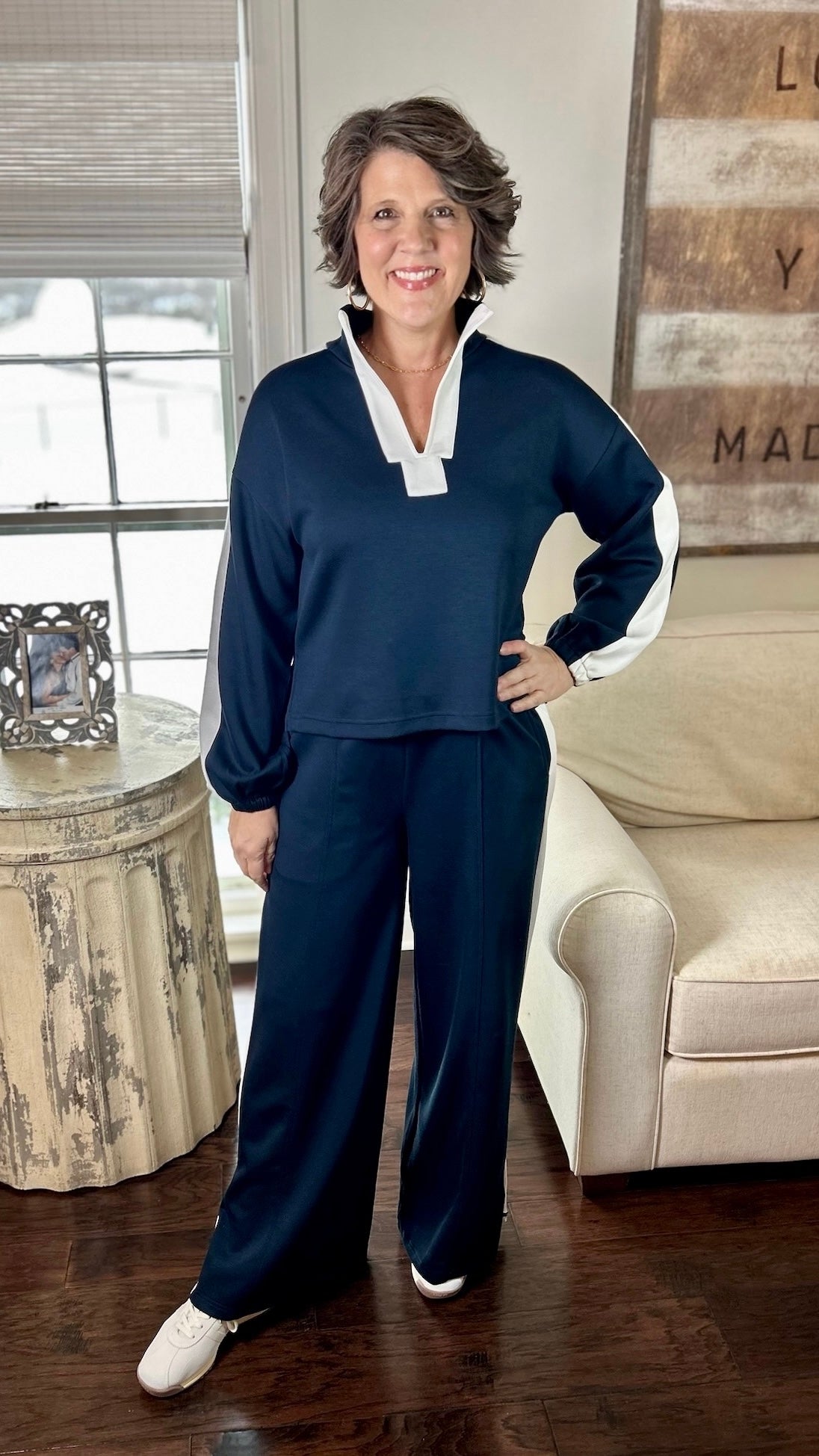 Skyler Leisure Pant - Navy