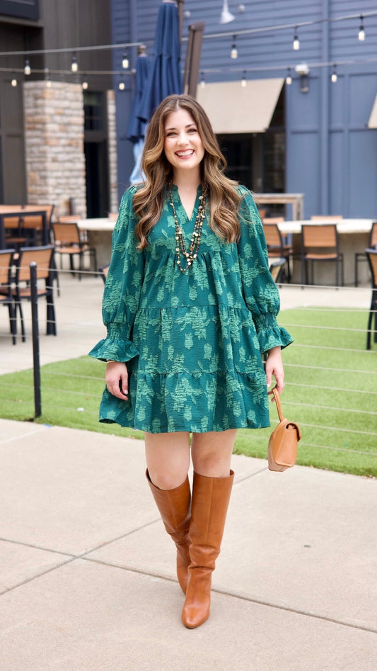 Clover Tiered Babydoll Dress