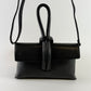 Loop Wristlet Leather Bag - Black