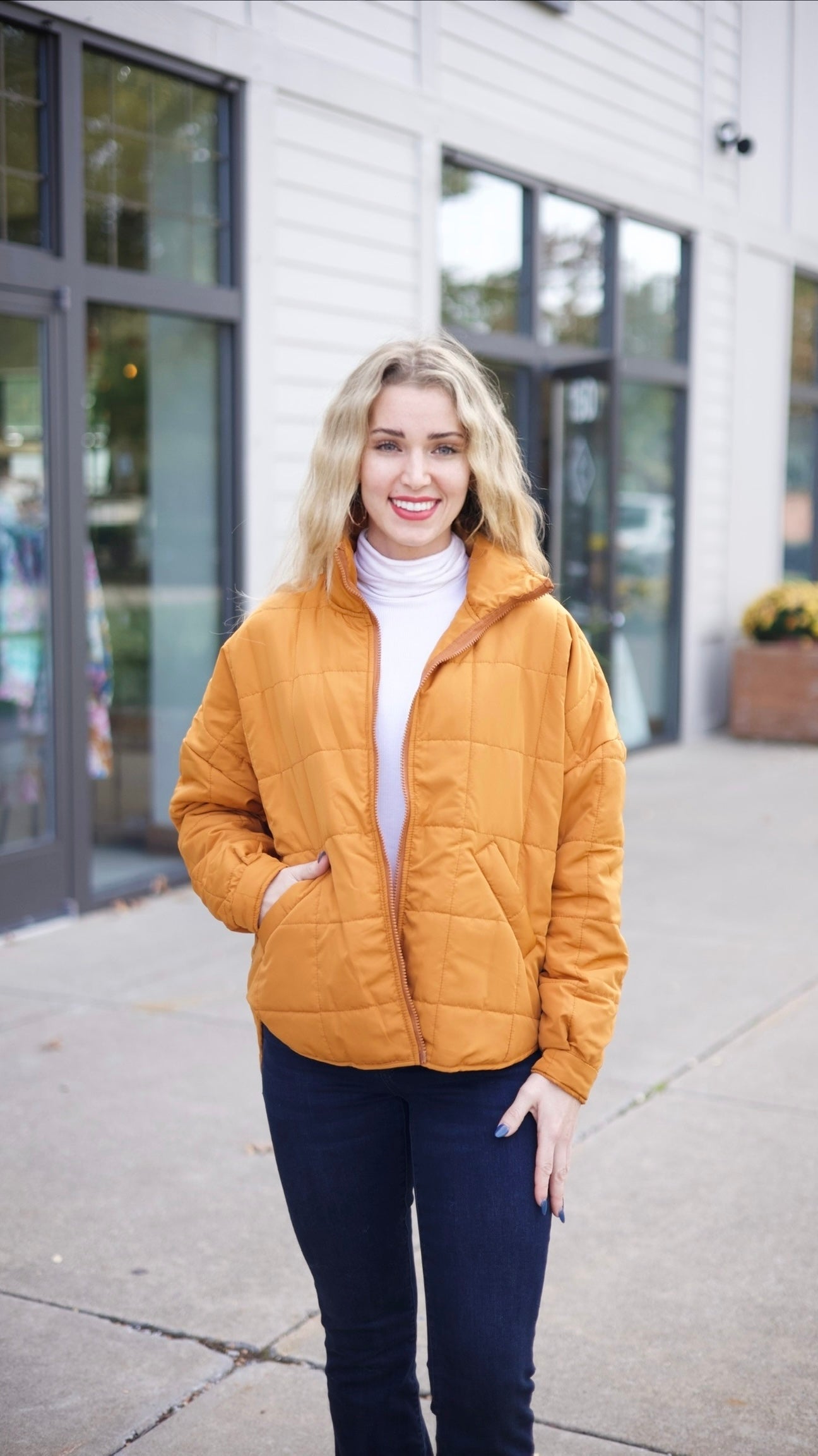 Jeanne Puffer Jacket - Butterscotch