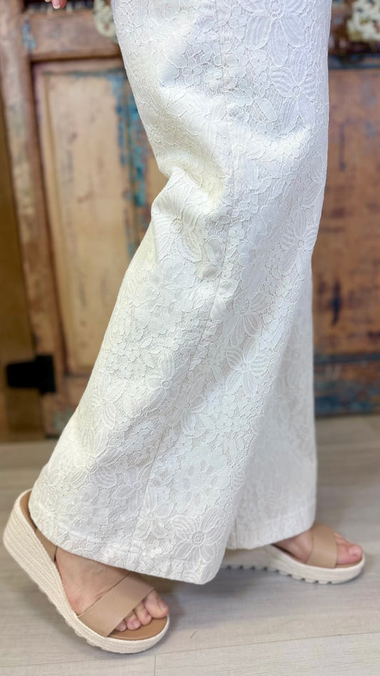 Dear John Fiona Pants - Wheat Lace