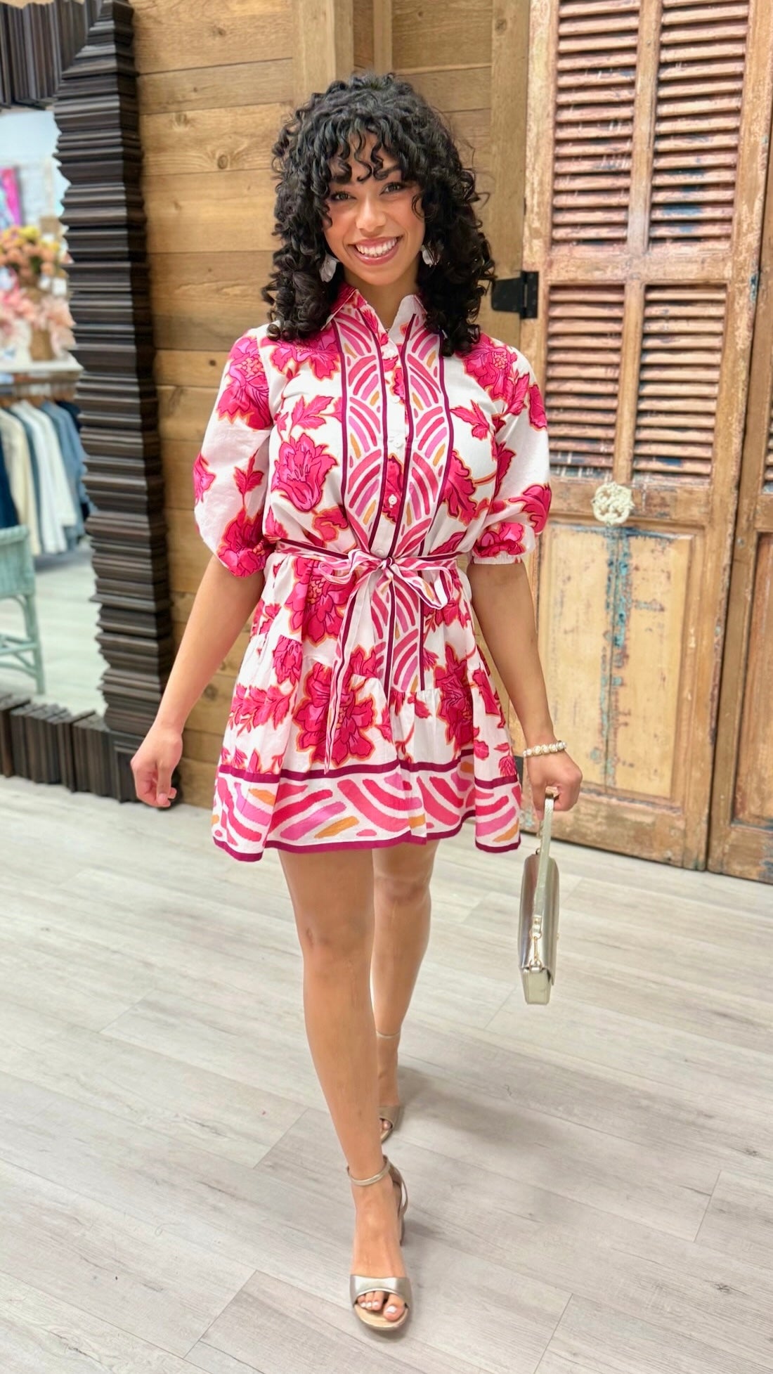 Selena Dress - Pink Lotus