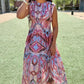 Helena Midi Dress - Pink/Blue