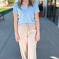 Dear John Madelyn Jersey Tee - Glacier
