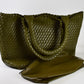 Woven Tote - Olive