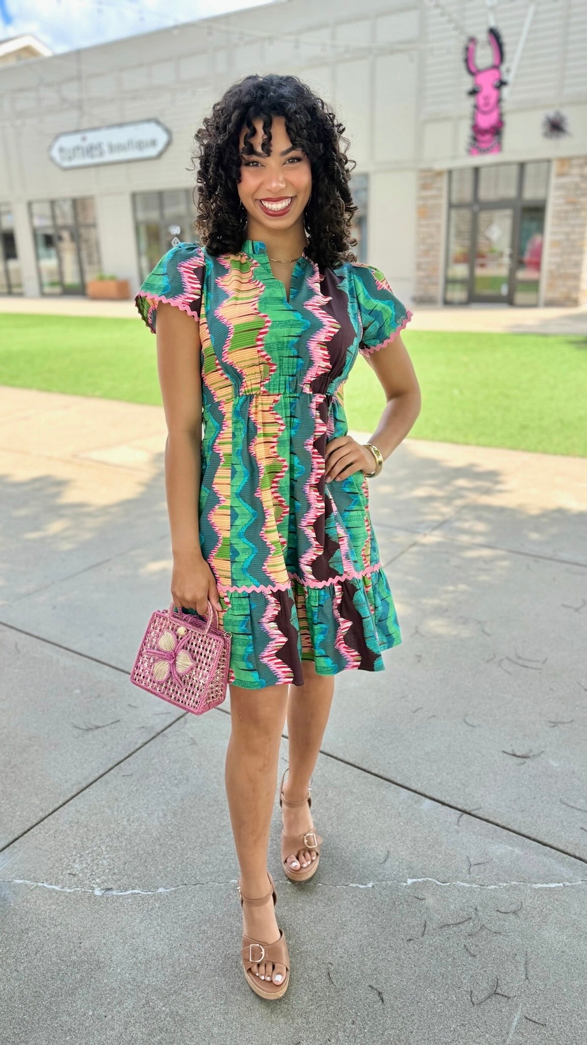 Uncle Frank Wind Dance Dress - Multi