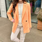 Peachy Linen Blazer