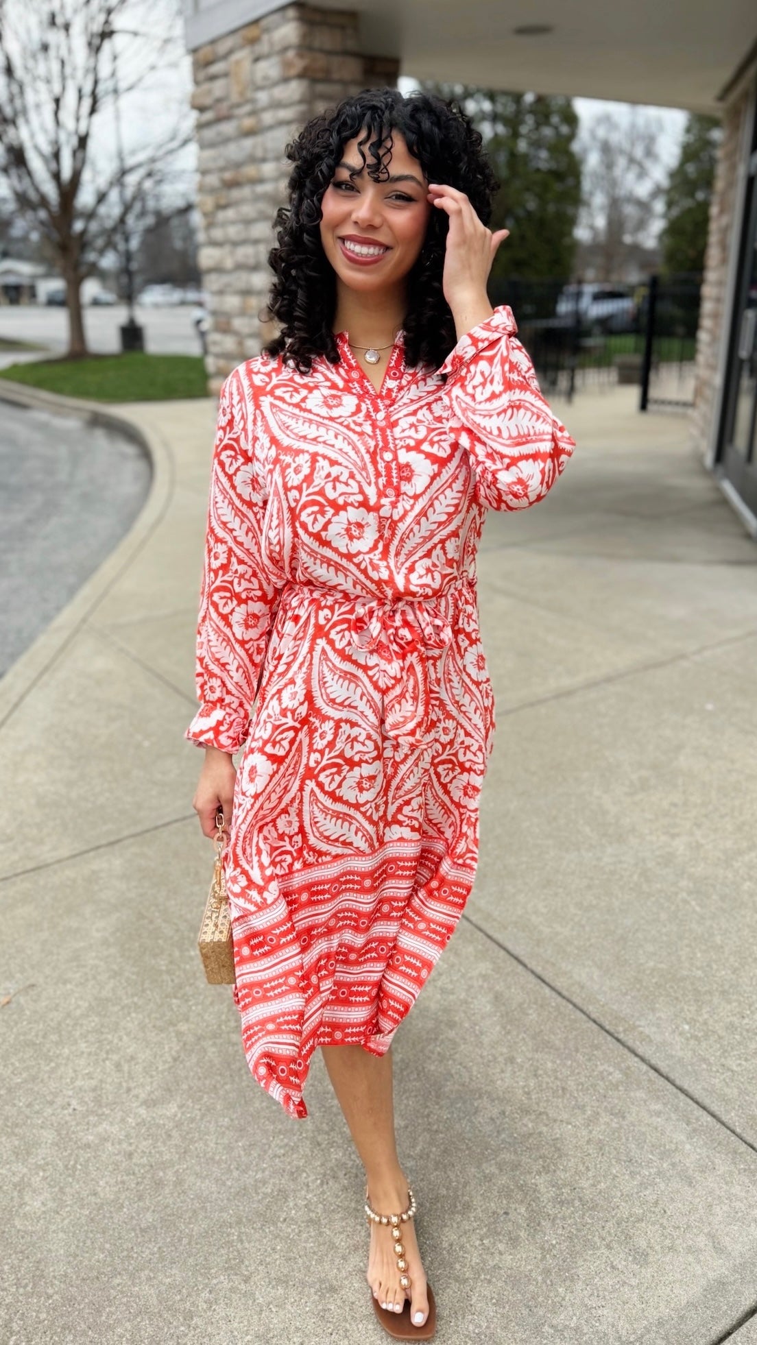 Constantine Dress - Red