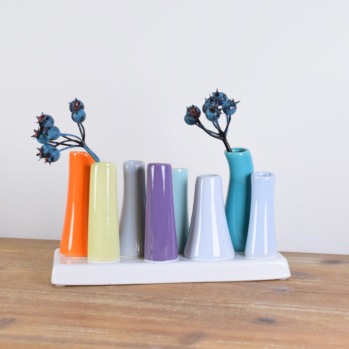 Pooley Modern Bud Vase - Orange