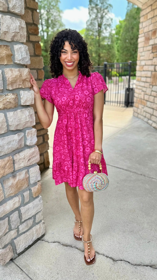 Uncle Frank Wind Dance Dress - Red
