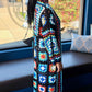 Zoe Crochet Cardigan - Black Multi