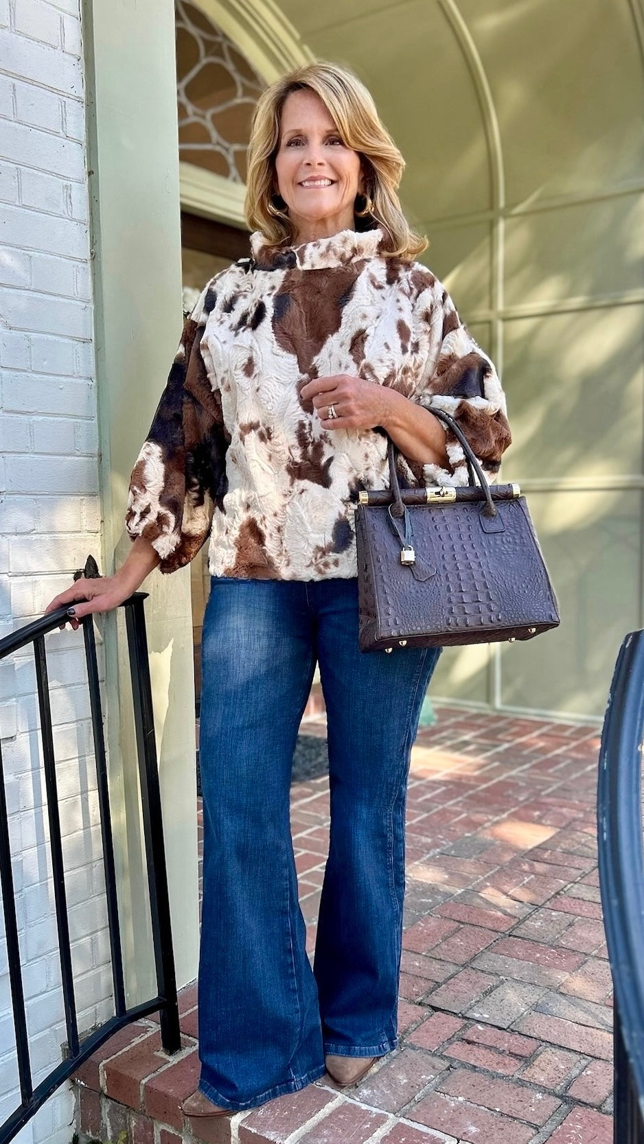 Ivy Jane Faux Fur Pony Popover