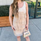 Isle Annie Ruffle Dress - Champagne