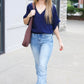 Michael Stars Imani Dolman Sleeve Top - Nocturnal