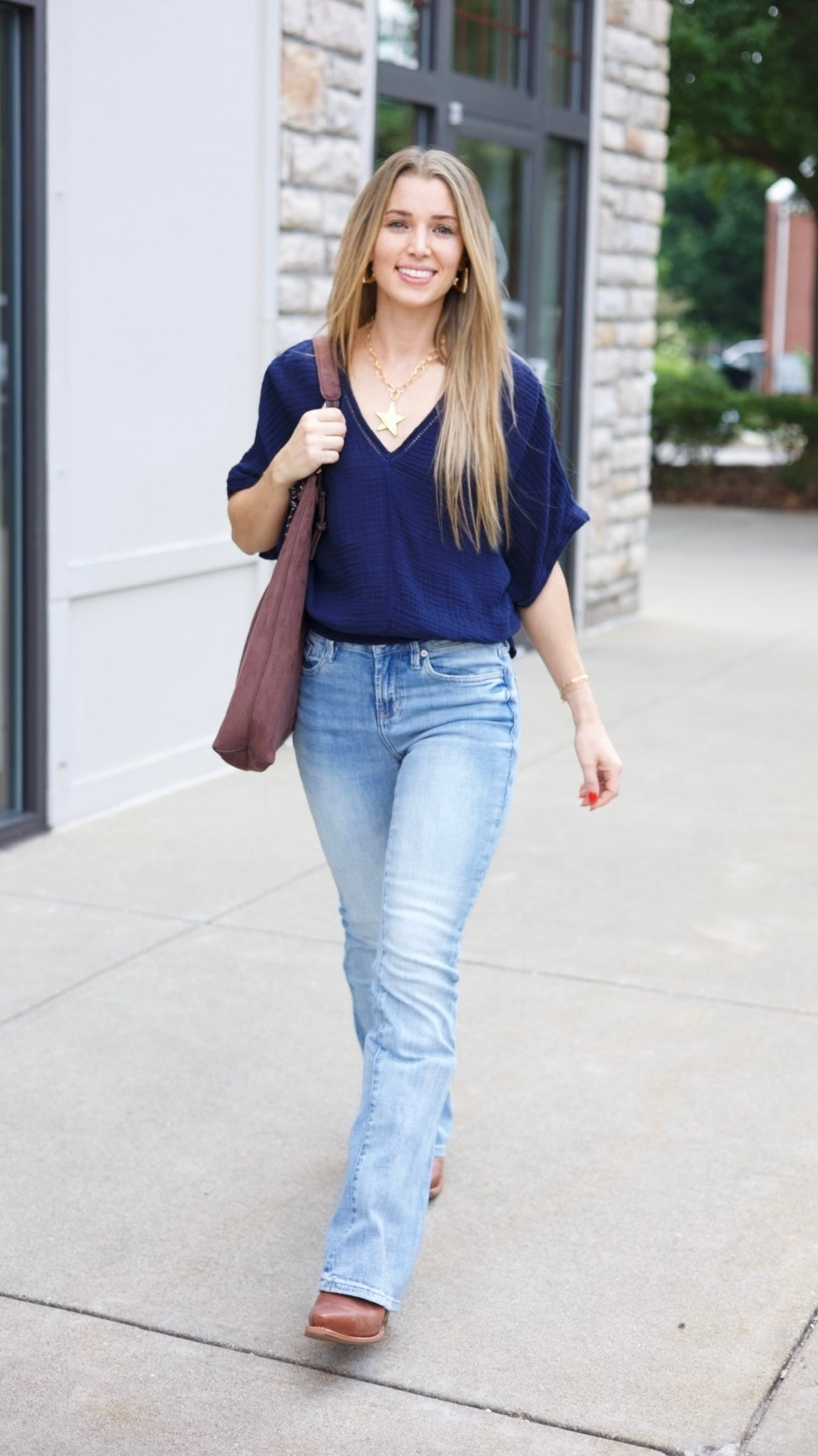 Michael Stars Imani Dolman Sleeve Top - Nocturnal