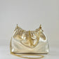 Italian Leather Clutch - Gold