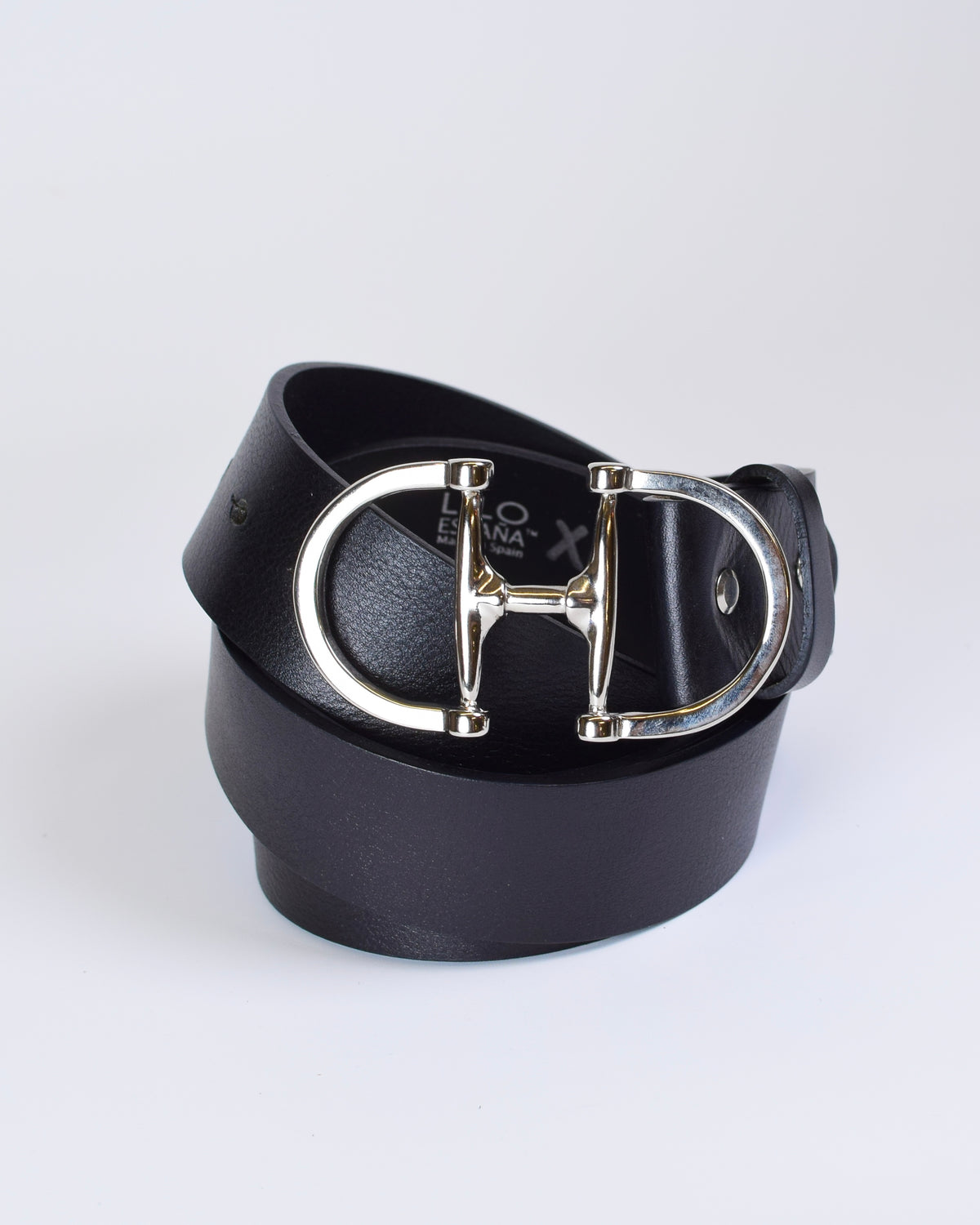 Lilo Geunine Spanish Cowhide Bit Belt - Silver