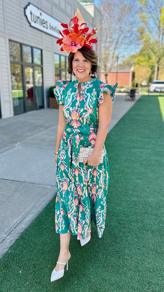 Jude Connally Mirabella Poplin Dress - Tapestry