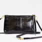 HOBO Polished Leather Darcy Crossbody - Black