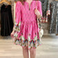 Frances Floral Dress - Pink