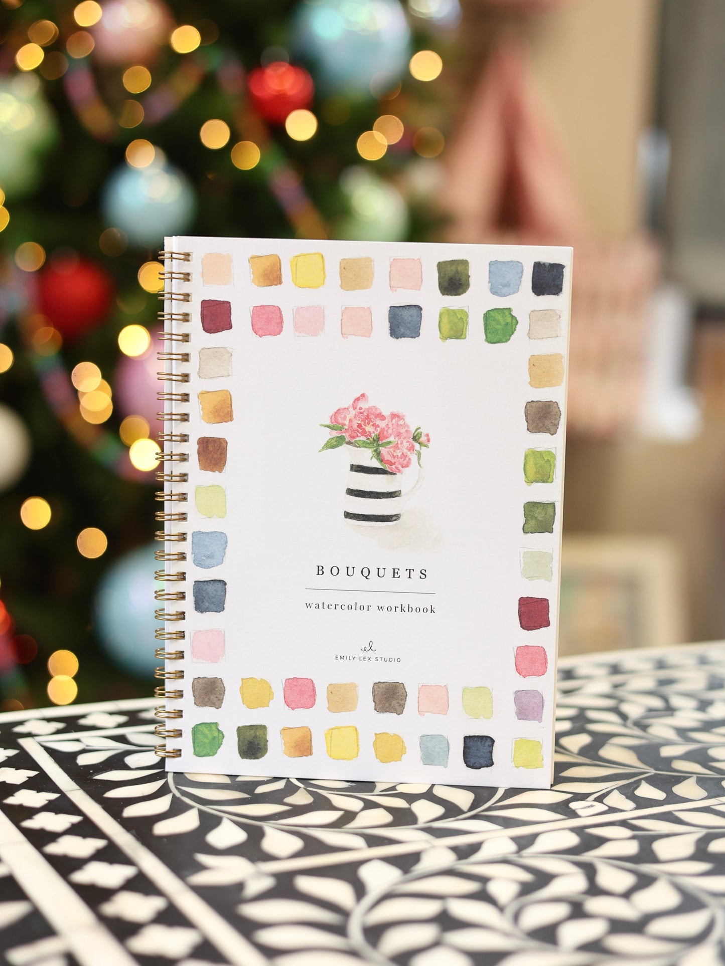 Bouquets Watercolor Workbook