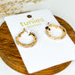 Everyday Huggie Hoop Earrings - Gold / Clear