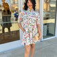 Uncle Frank Pintucked Dress - Parrot