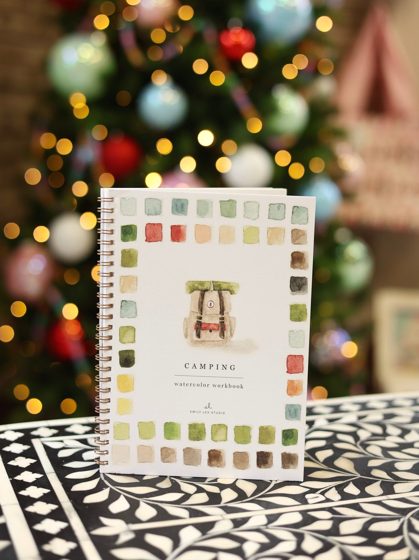 Camping Watercolor Workbook