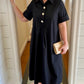 Makenna Midi Dress - Black