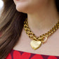 Ave's Way Wrap Large Heart Necklace